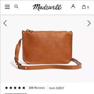 Madewell Simple Crossbody Bag in English Saddle